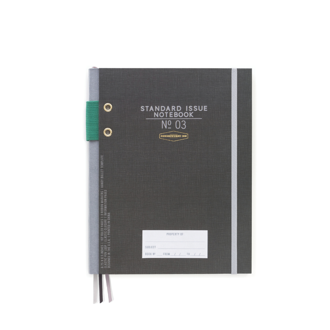 Standard Issue Planner Notebook No. 03 - Black DesignWorks Ink