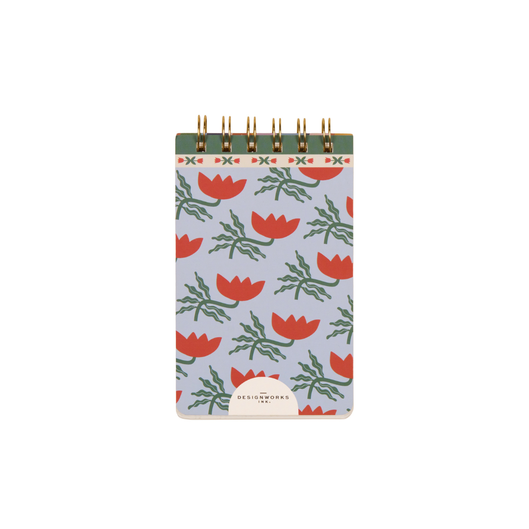 A Dopo Flower Twin Wire Notepad Designworks Ink
