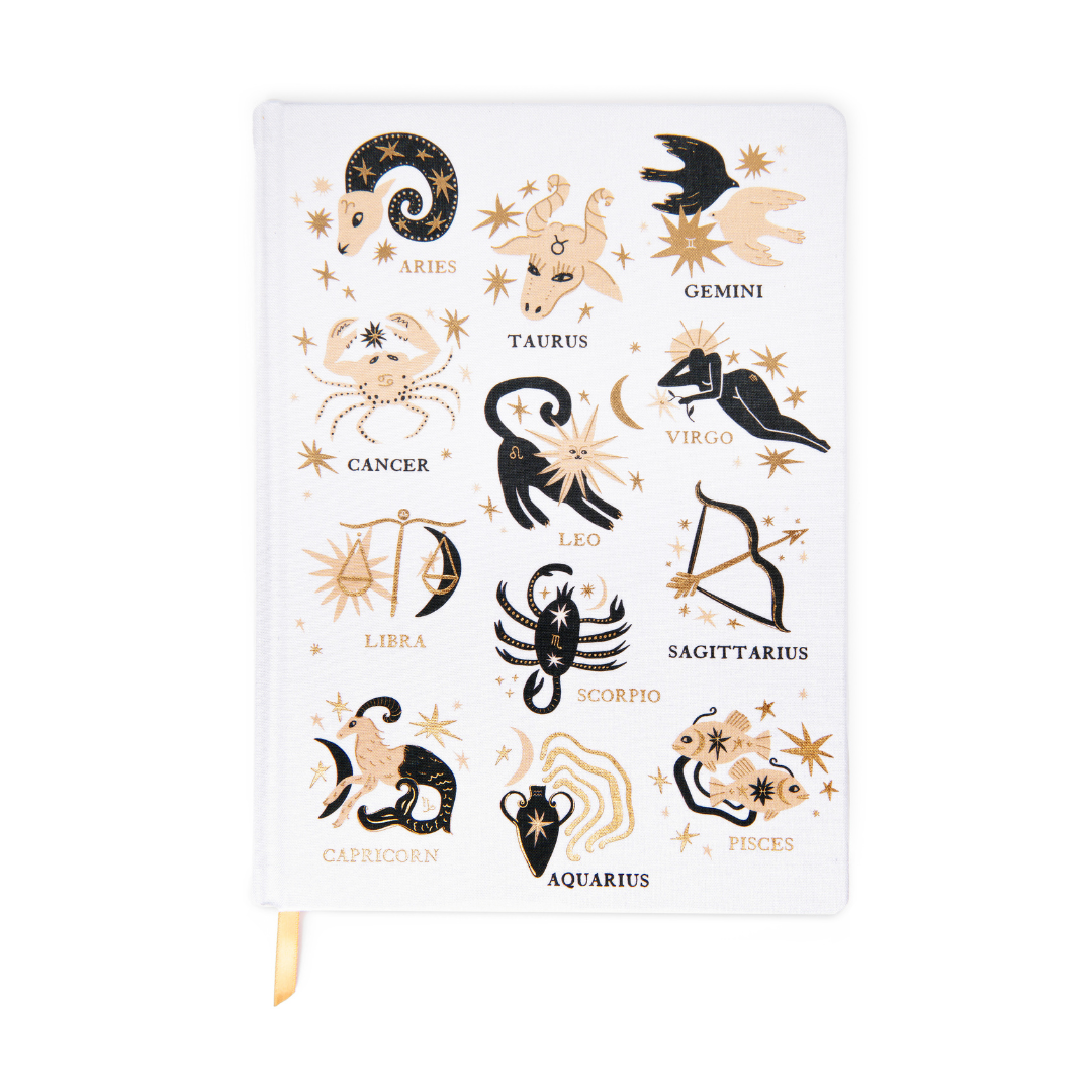 Bookcloth Jumbo Journal - Zodiac Designworks Ink