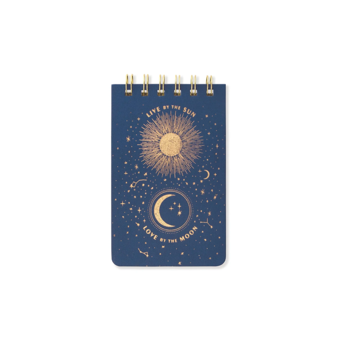 Cloth Covered Notepad - "Live By The Sun" DesignWorks Ink