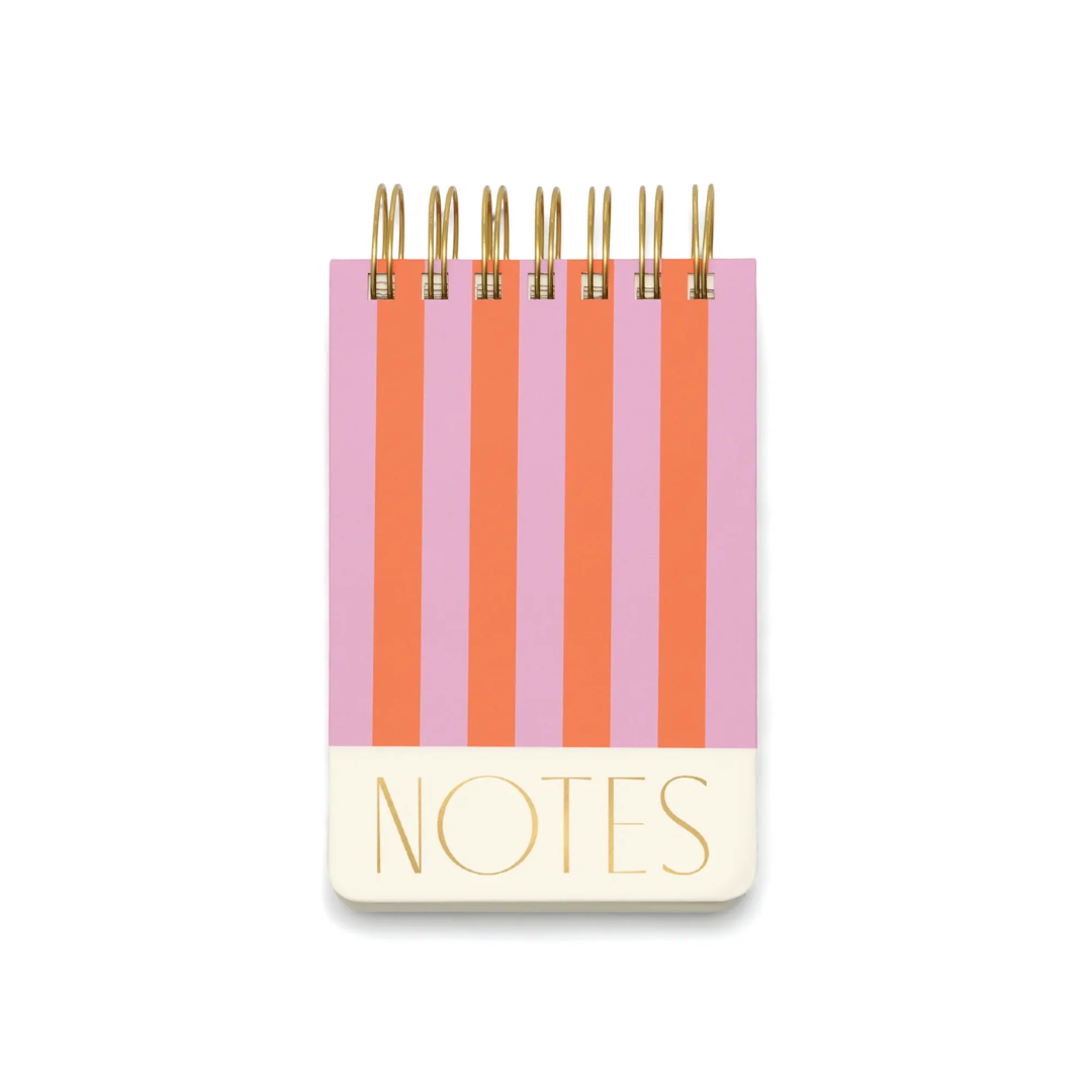 Twin Wire Chunky Notepad - Stripes Designworks Ink