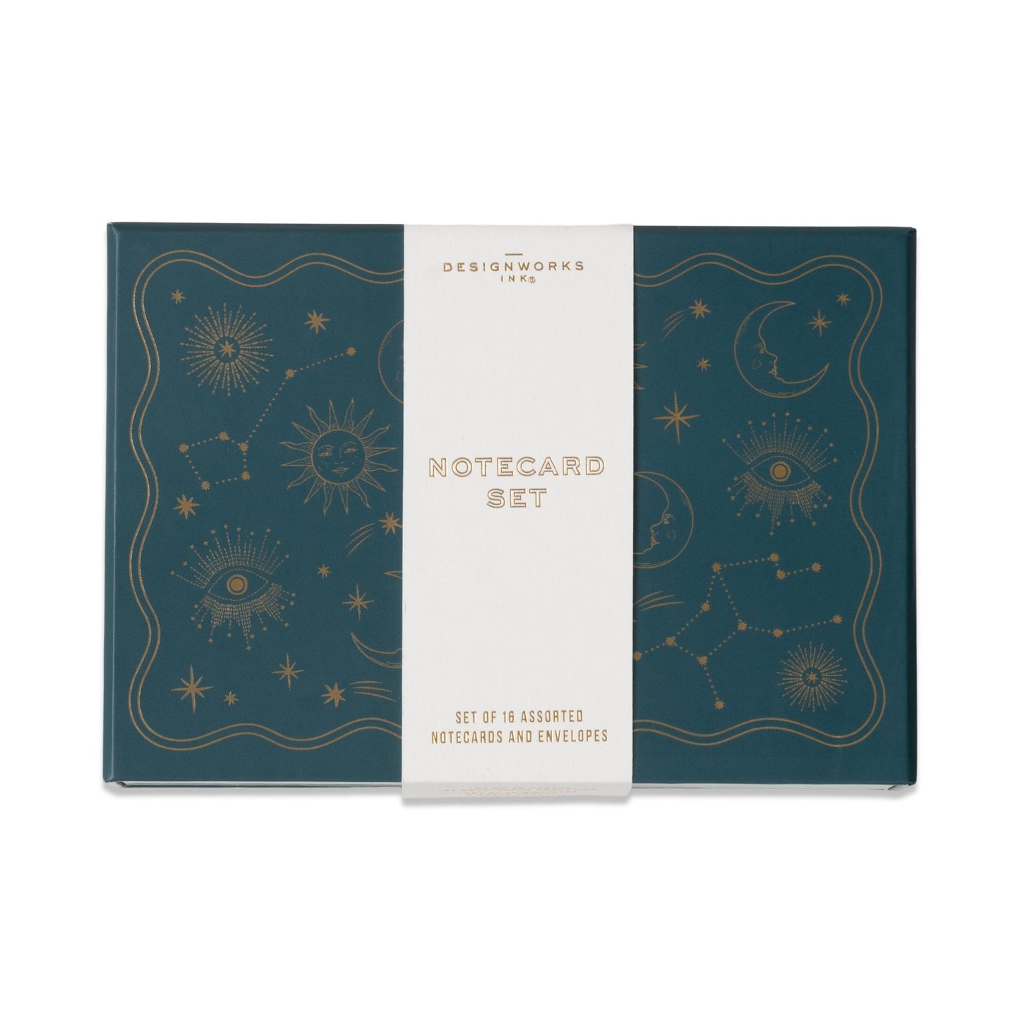 Celestial Notecards - Set of 16 Assorted