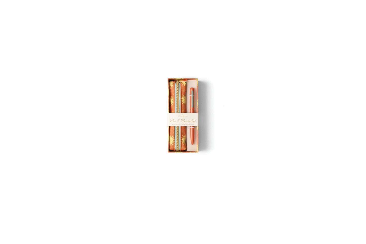 Pen & Pouch Set - Terracotta Sun