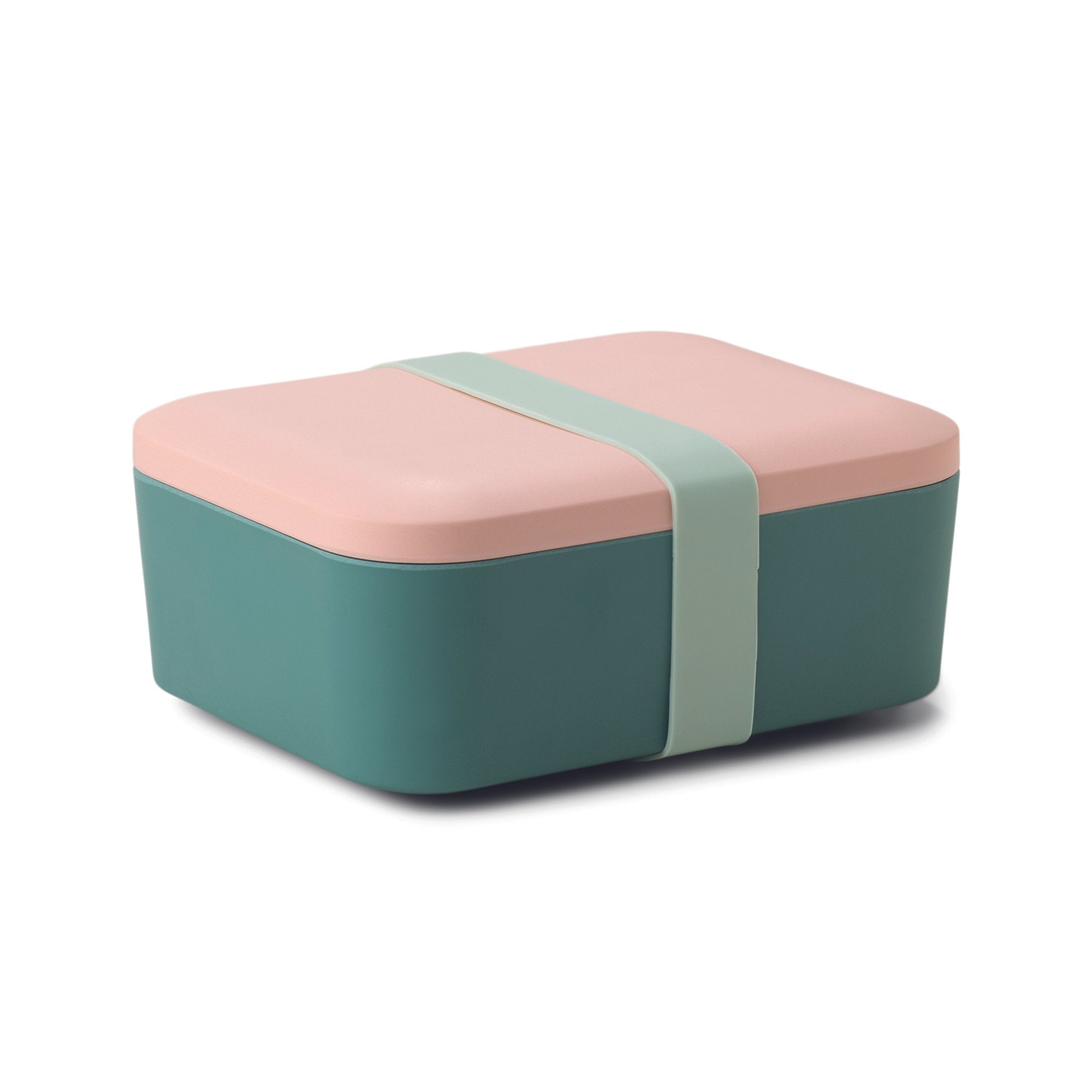 Designworks Ink Color Block Melamine Lunch Box with Lid