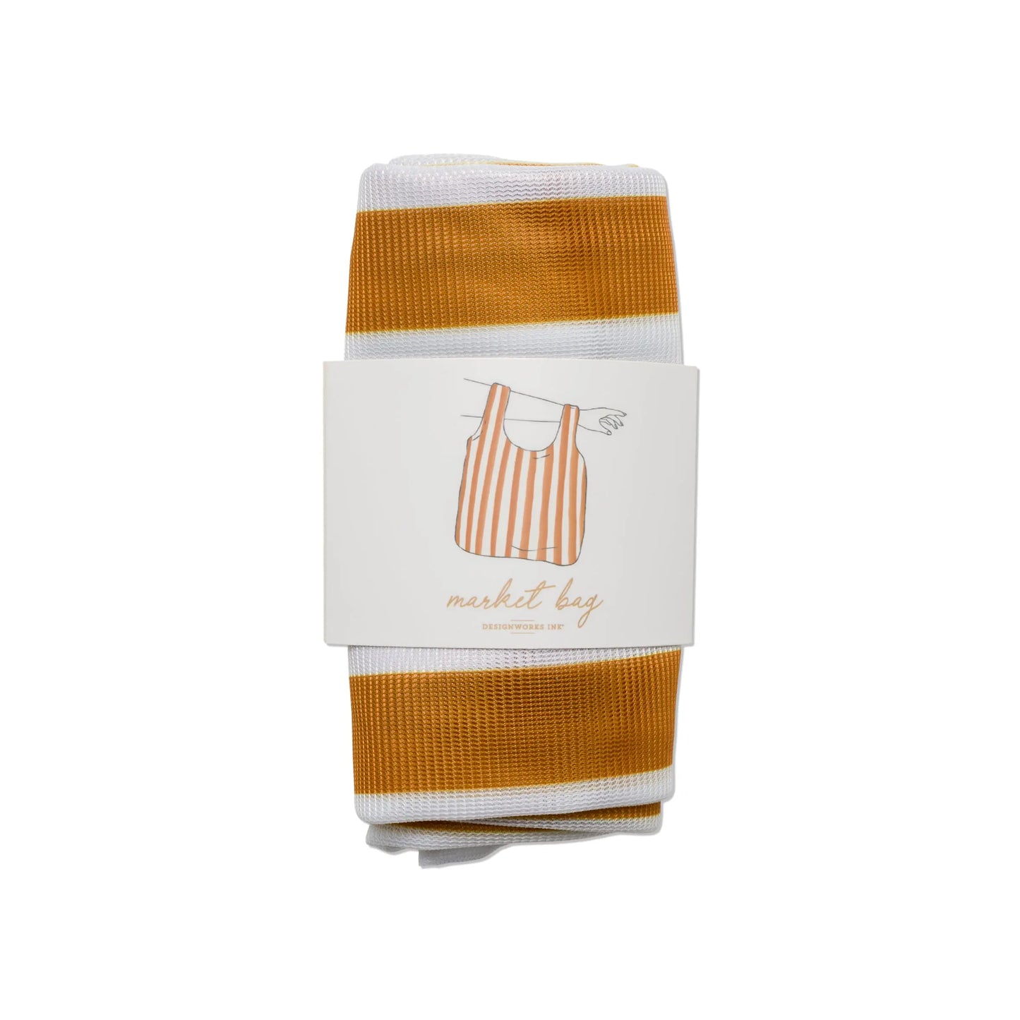 Reusable Market Bag - Stripe DesignWorks Ink