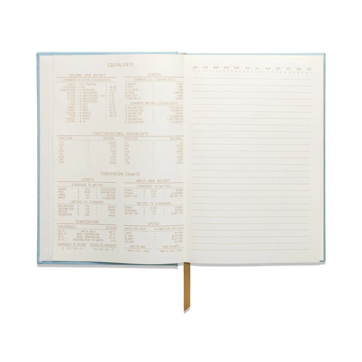 Hard Cover Suede Cloth Journal With Pocket - Arch Dot interior pages