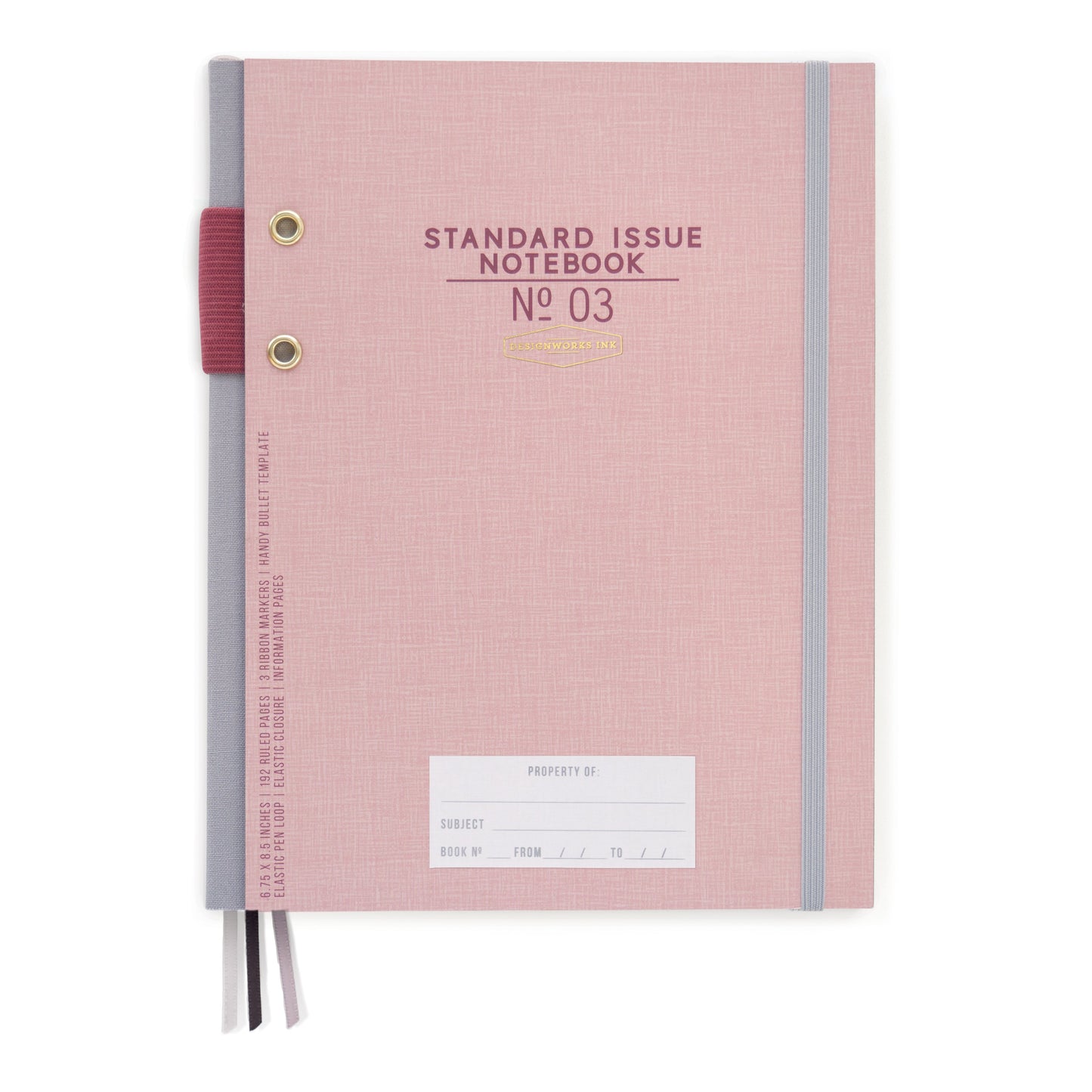Standard Issue Notebook No.3 - Dusty Pink