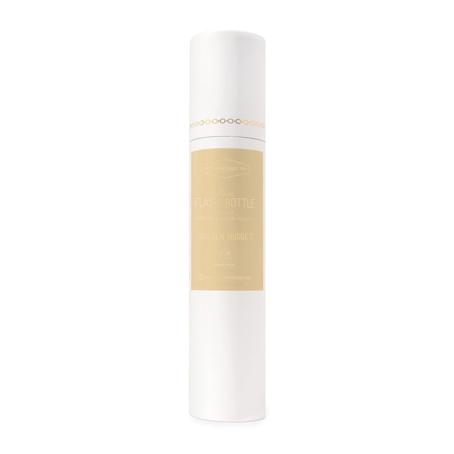 Slim Flask Bottle - Golden Nugget