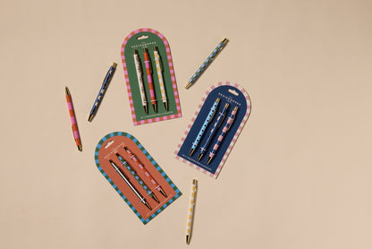 A Dopo Set Of 3 Pens - Eye, Moon, Stripe Designworks Ink