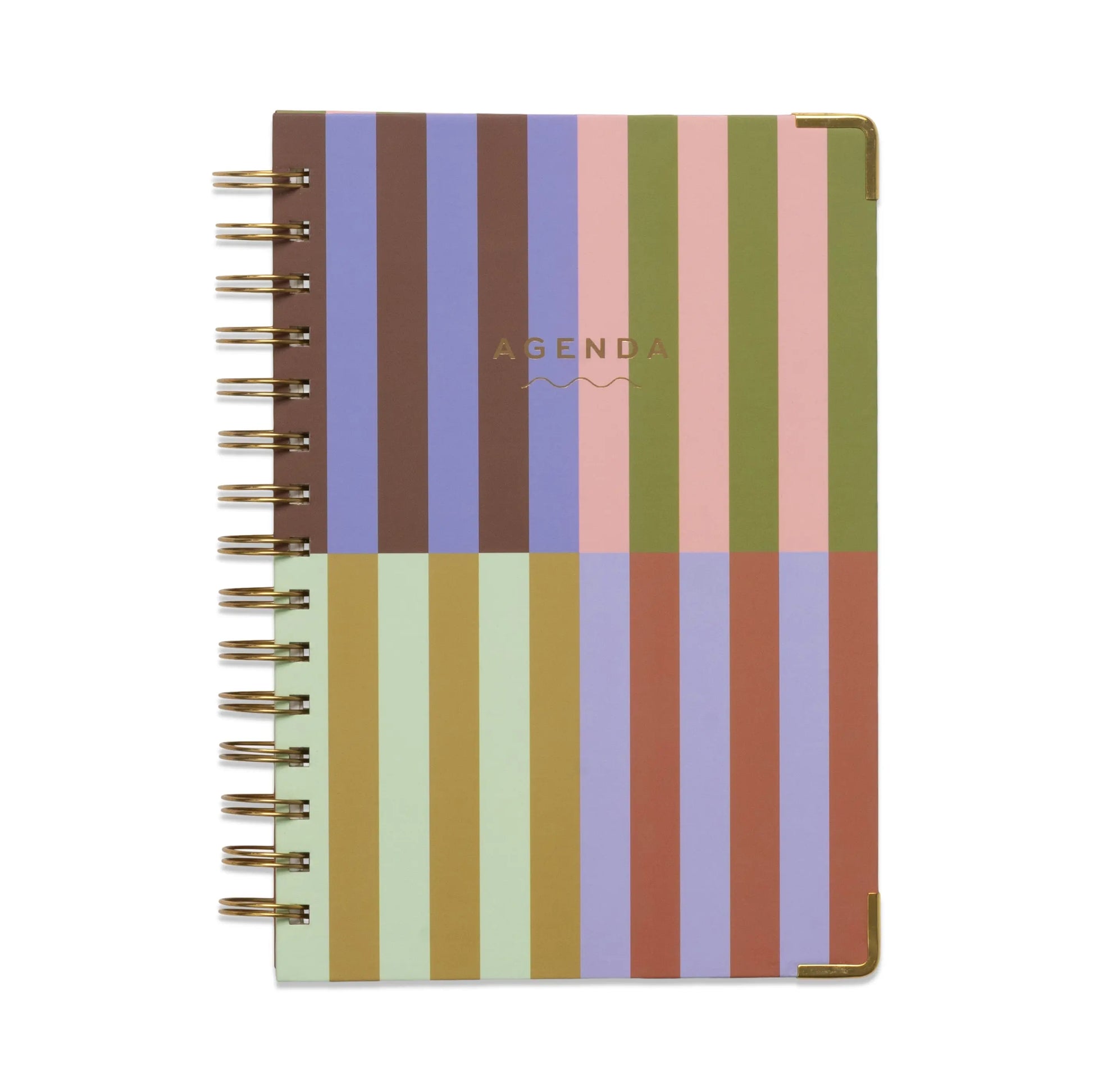 Undated 13 Month Planner - Bold Stripe Designworks Ink
