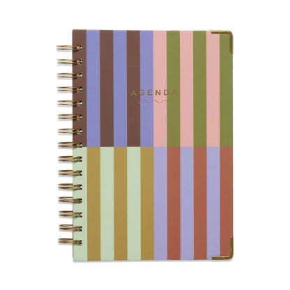 Undated 13 Month Planner - Bold Stripe Designworks Ink