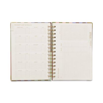 Undated 13 Month Planner - Bold Stripe Designworks Ink