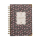 Undated 13 Month Planner - Burgundy Vintage Floral Designworks Ink