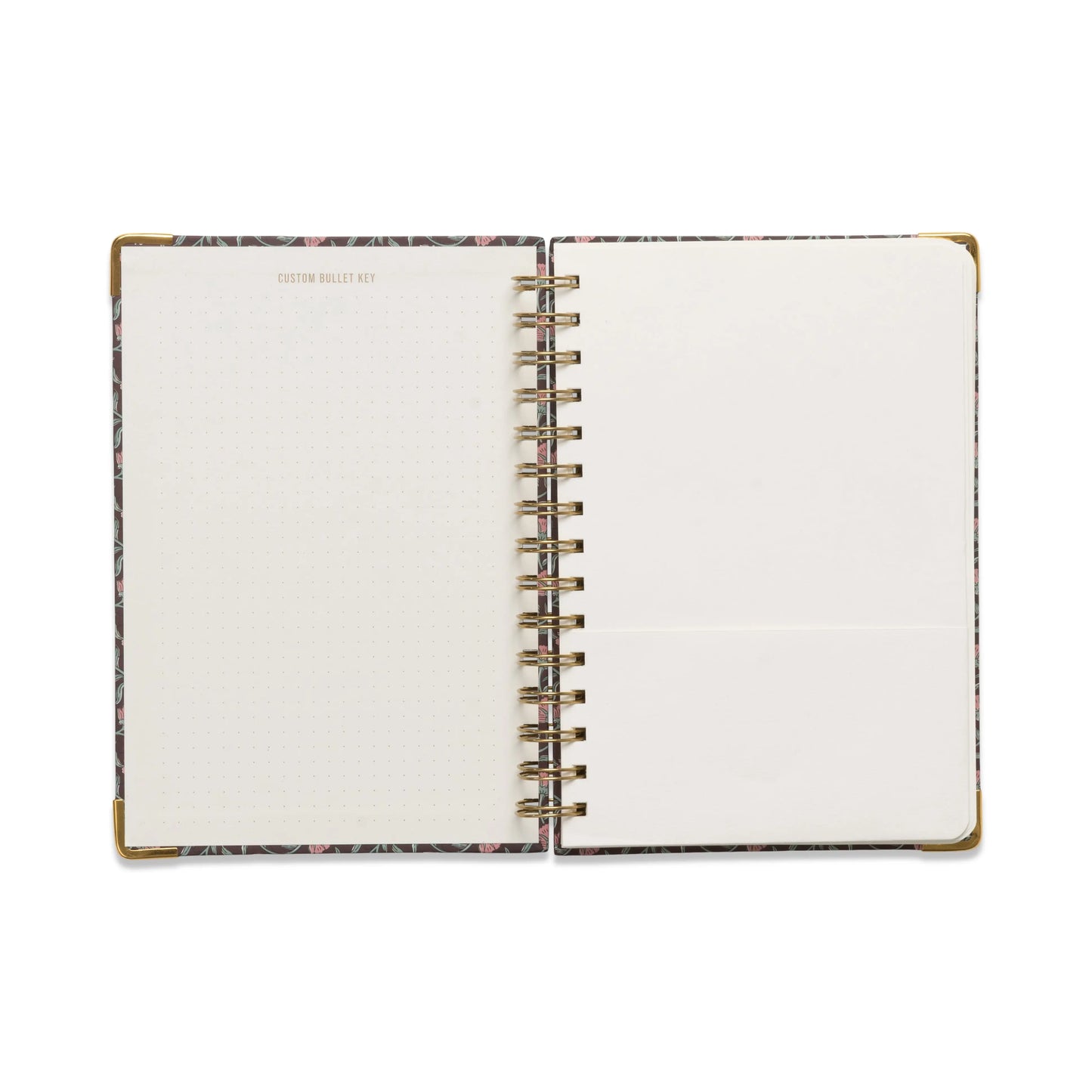 Undated 13 Month Planner - Burgundy Vintage Floral Designworks Ink