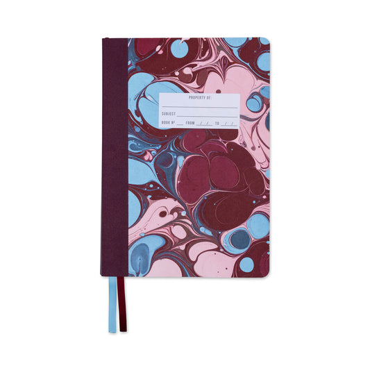 Marble Softcover Journal - Burgundy Sky Designworks Ink