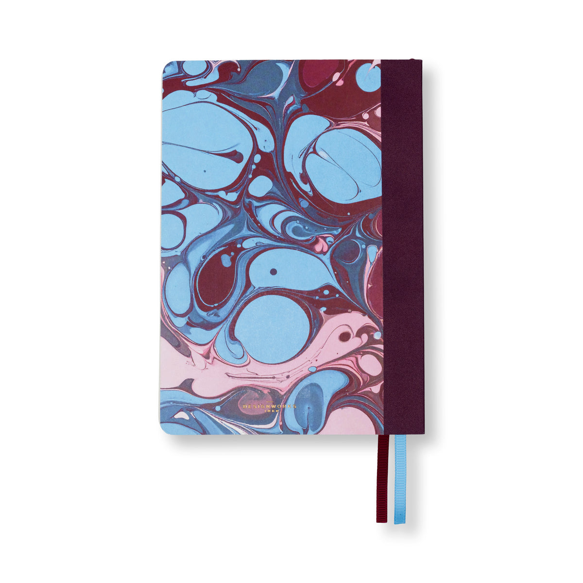 Marble Softcover Journal - Burgundy Sky Designworks Ink