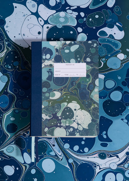 Marble Softcover Journal - Teal Designworks Ink