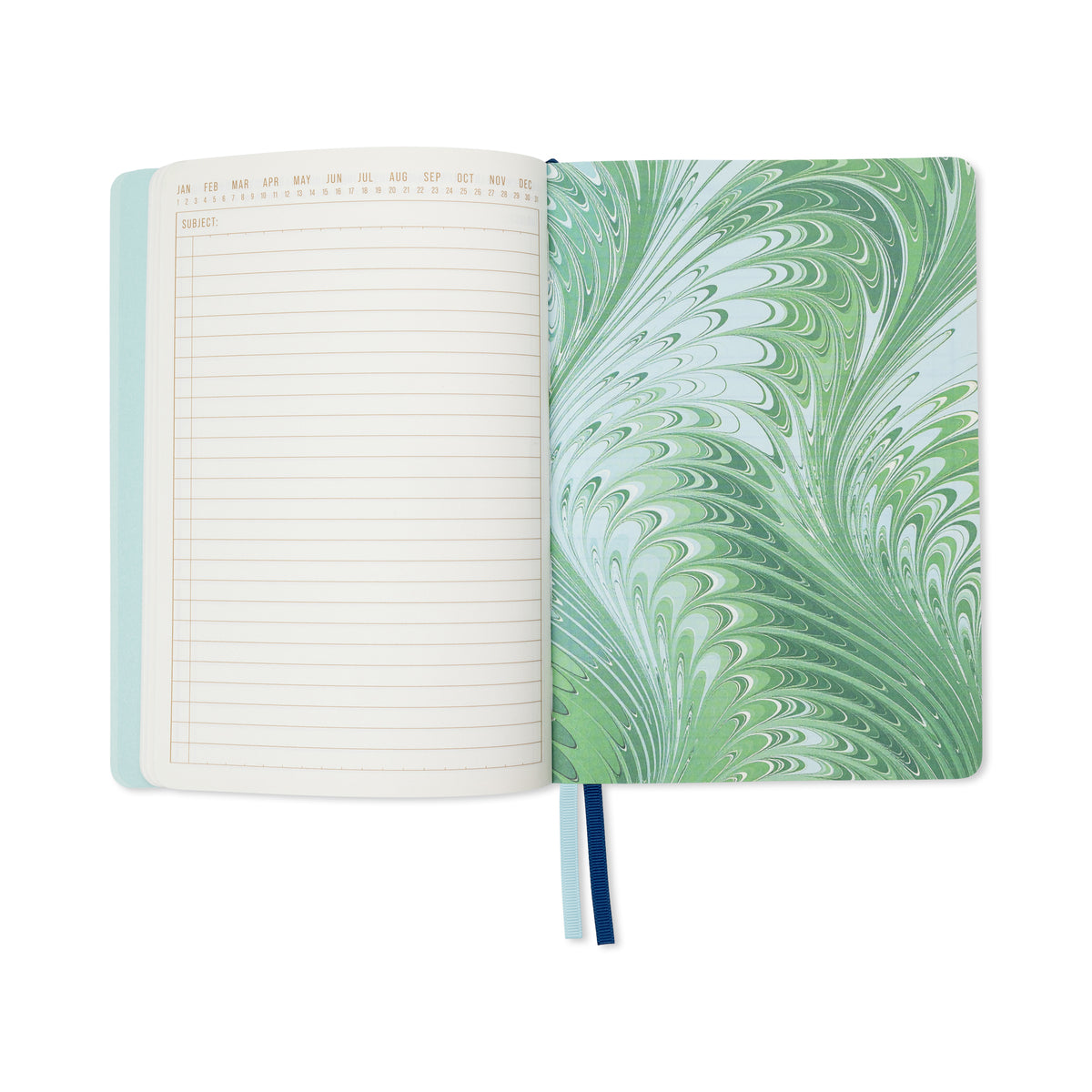 Marble Softcover Journal - Teal Designworks Ink
