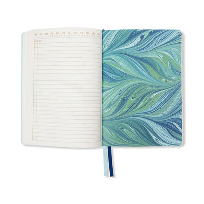 Marble Softcover Journal - Teal Designworks Ink
