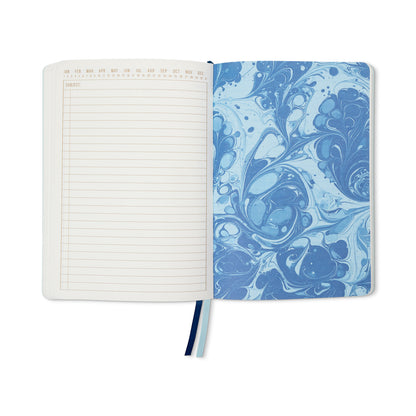 Marble Softcover Journal - Teal Designworks Ink