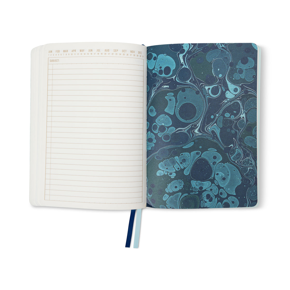 Marble Softcover Journal - Teal Designworks Ink