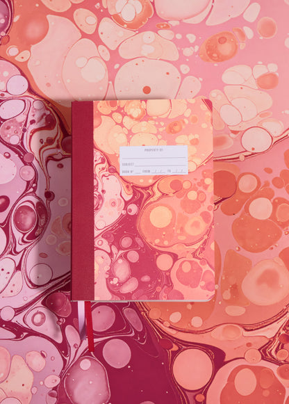Marble Softcover Journal - Cherry Peach Designworks Ink