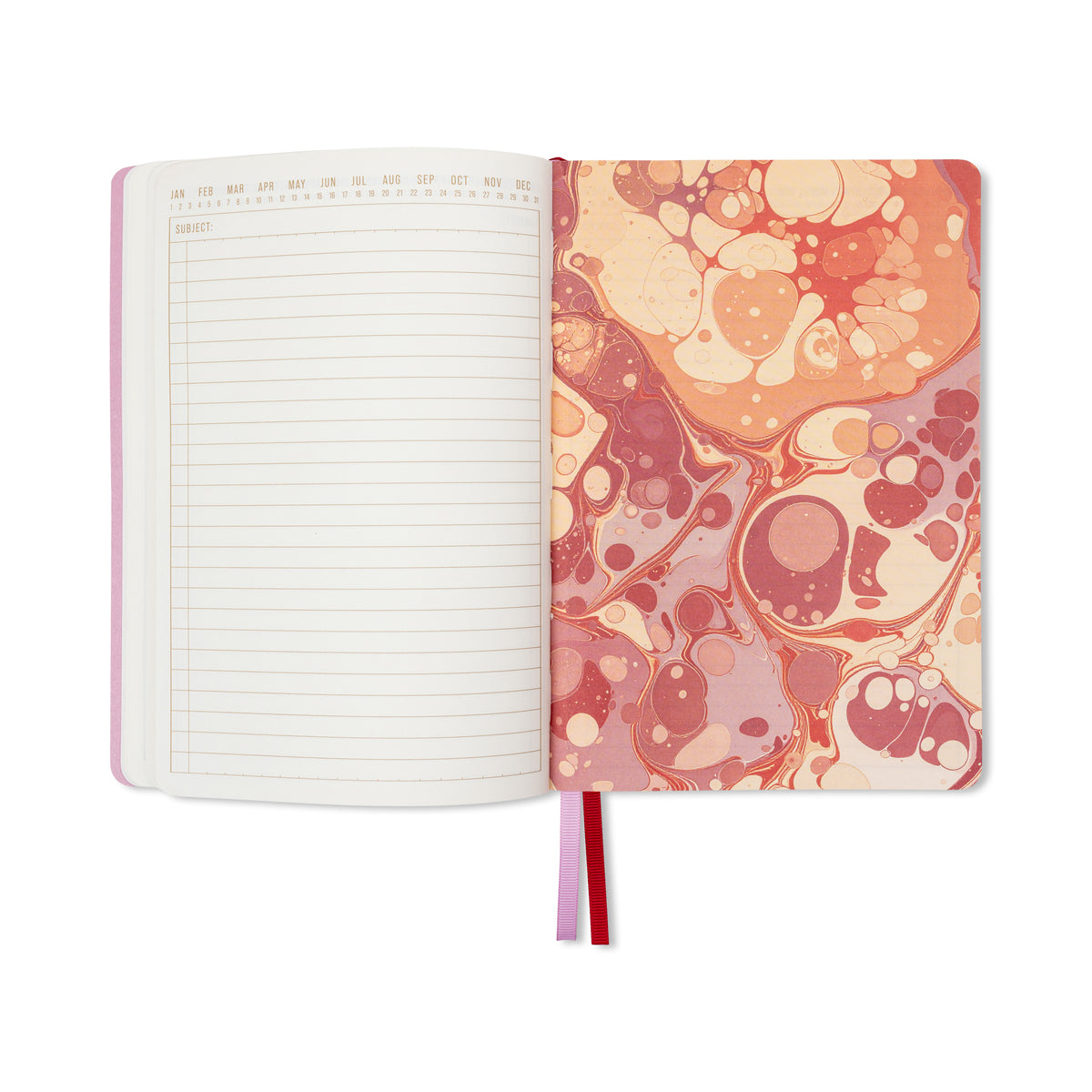 Marble Softcover Journal - Cherry Peach Designworks Ink
