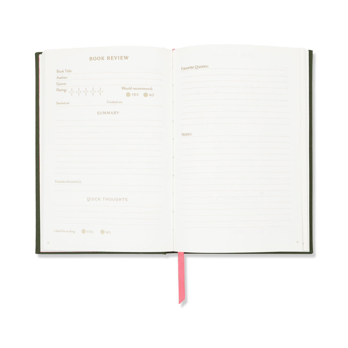 Reading Journal - What Happens in Book Club DesignWorks Ink