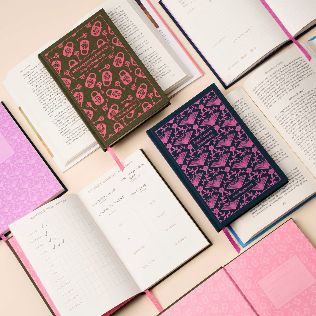 Self Help Reading Journal - Page Turners Anonymous DesignWorks Ink