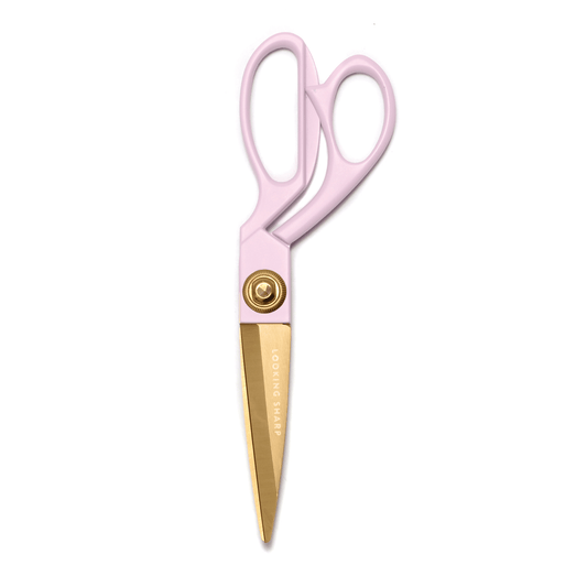The Good Scissors - Lilac on a white background. 
