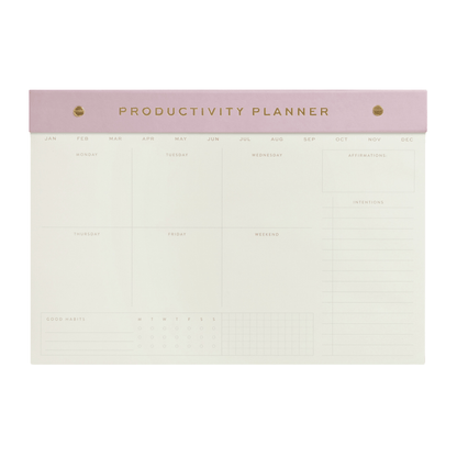 Weekly Postbound Notepad - Lilac