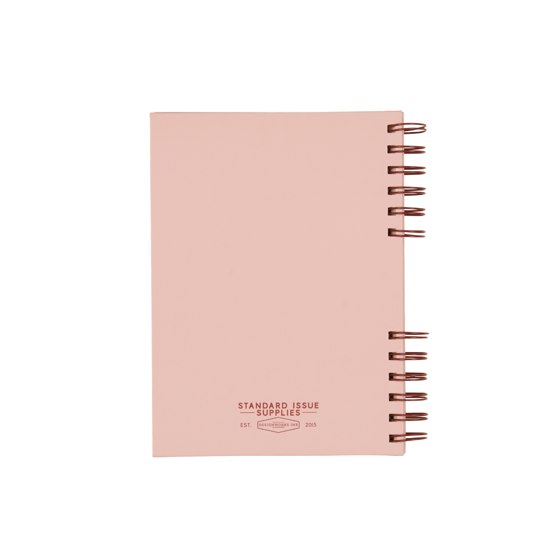 Standard Issue Planner Notebook No. 12 - Rosewood + Blush Designworks Ink