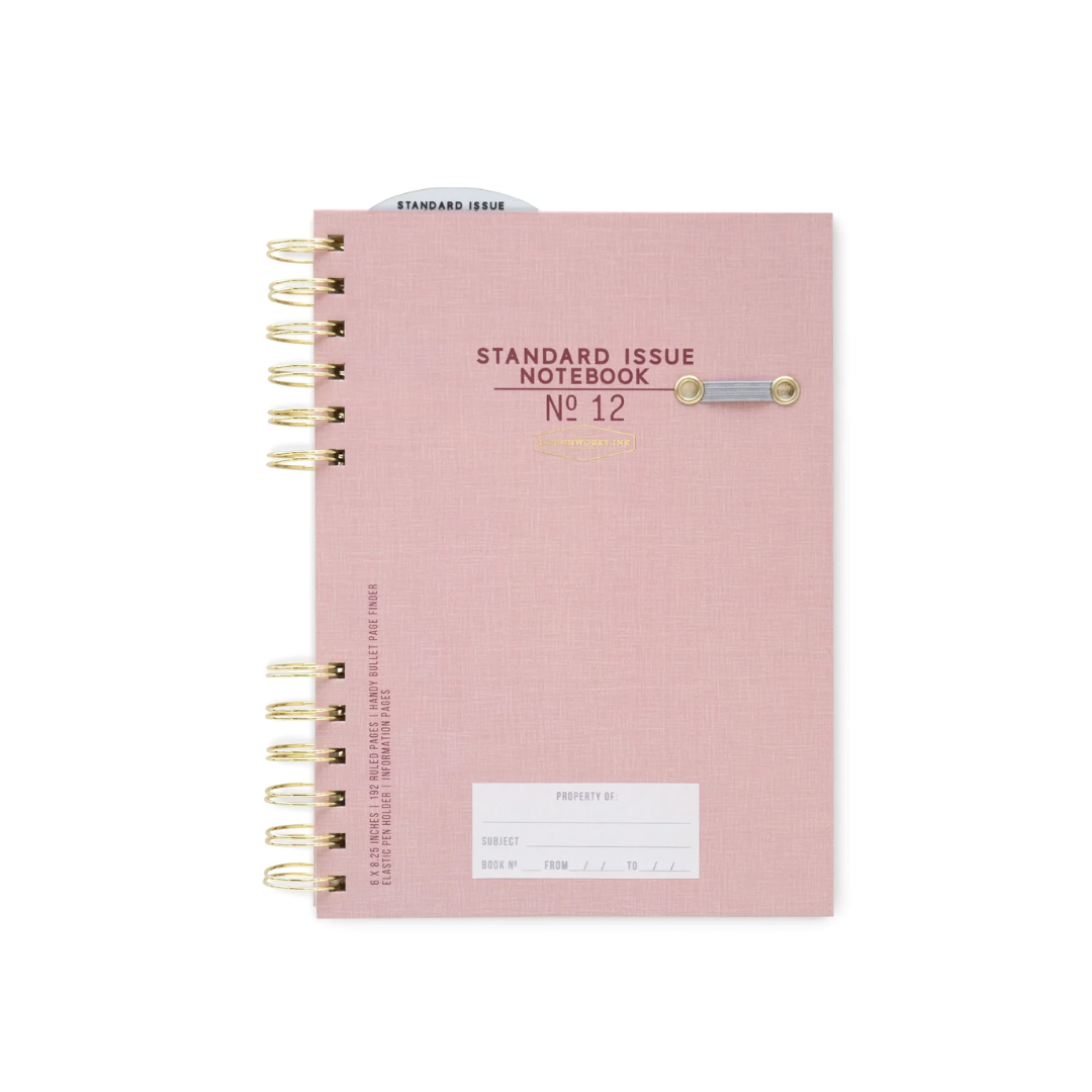 Standard Issue Notebook No.12 - Dusty Pink DesignWorks Ink