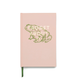 The Vintage Sass Journal - Froget About It is a pink retro journal featuring a whimsical green frog illustration and the phrase “FROGET ABOUT IT” on the cover. With a green ribbon bookmark and lined pages, this quirky journal is perfect for all your notes and creative ideas.