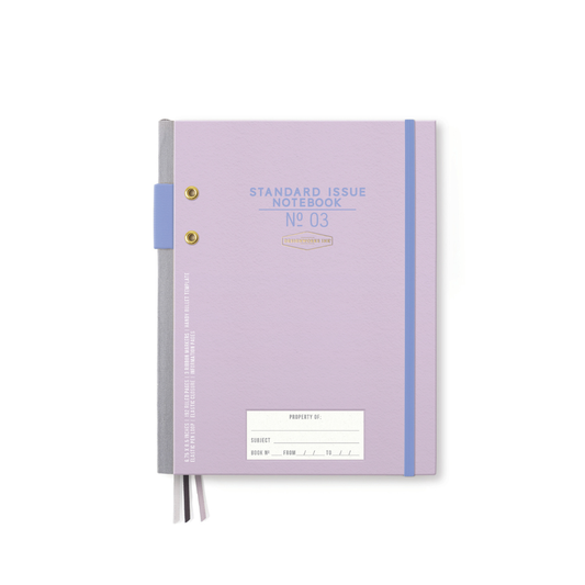 Standard Issue Planner Notebook No. 03 - Lavender + Periwinkle DesignWorks Ink