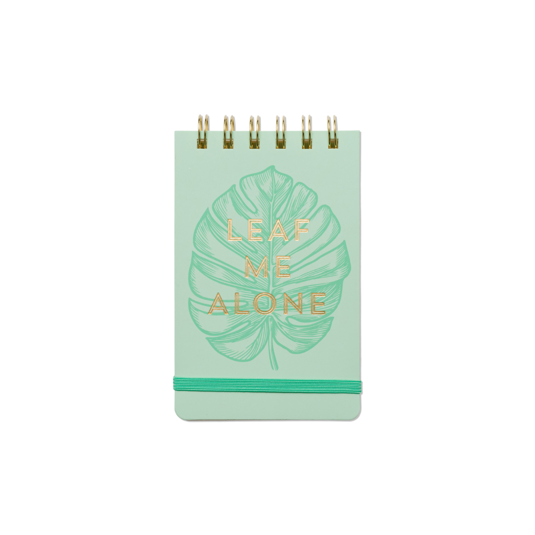 Vintage Sass Notepad - Leaf Me Alone DesignWorks Ink