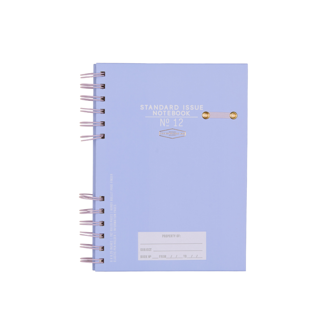 Standard Issue Planner Notebook No. 12 - Lavender + Periwinkle Designworks Ink