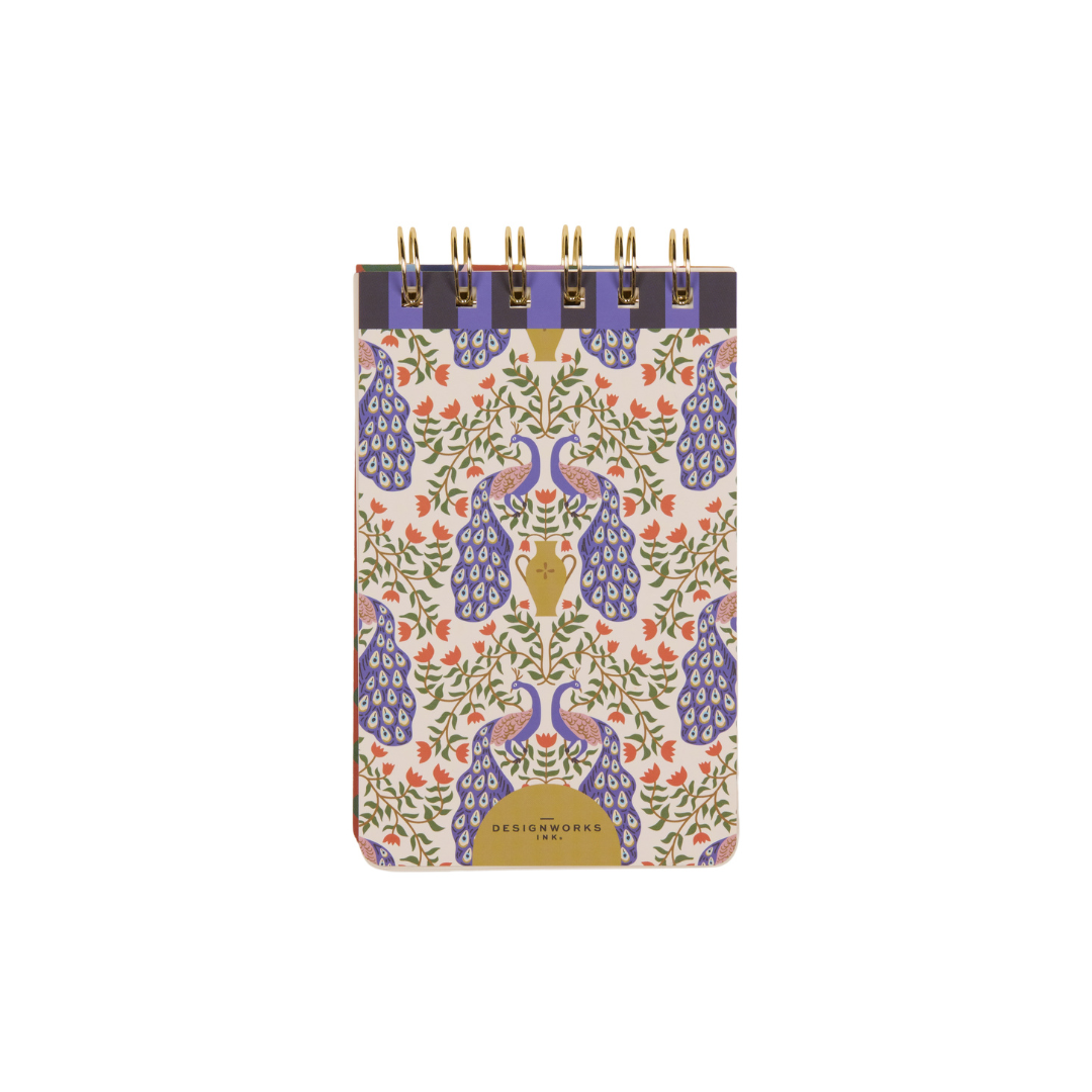 A Dopo Peacock Twin Wire Notepad Designworks Ink