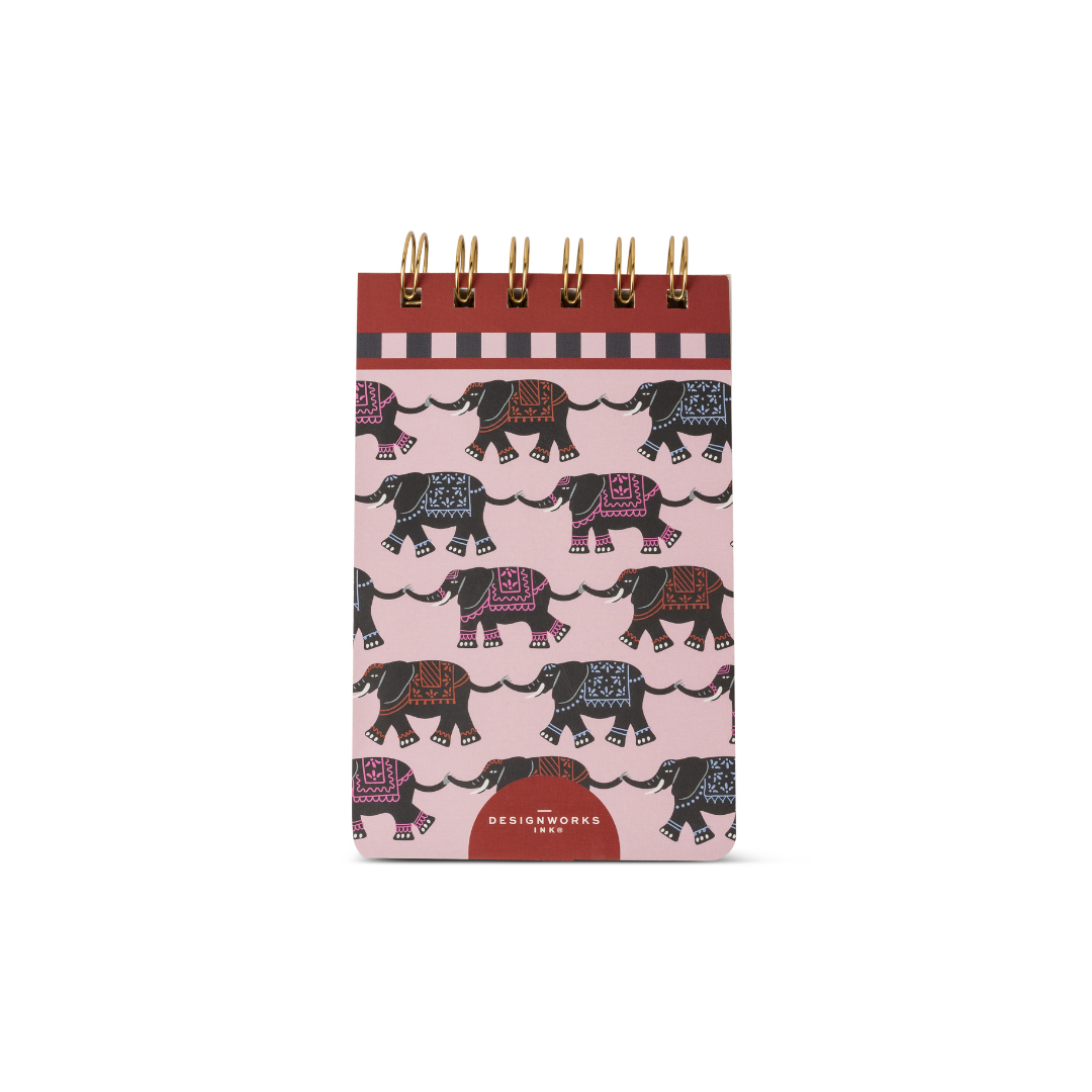 A Dopo Elephant Twin Wire Notepad Designworks Ink