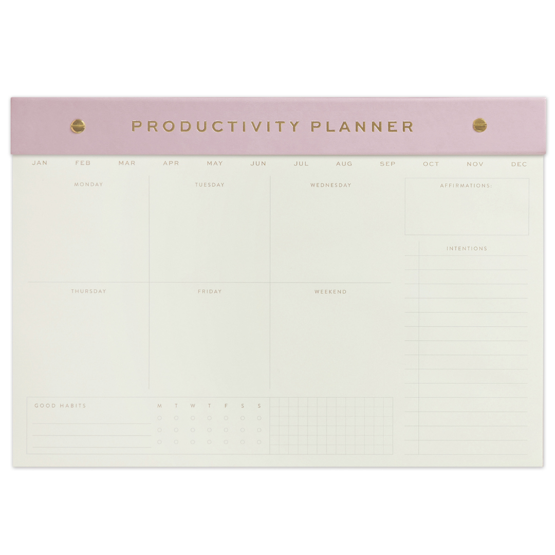 Weekly Postbound Notepad - Lilac Designworks Ink