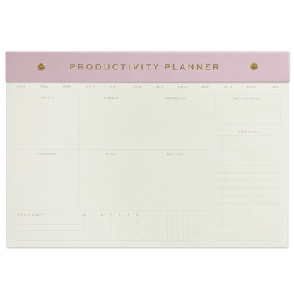 Weekly Postbound Notepad - Lilac Designworks Ink