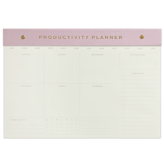 Weekly Postbound Notepad - Lilac Designworks Ink