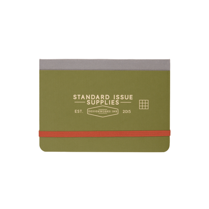 Standard Issue Pocket Journal - Army Green + Chili Designworks Ink