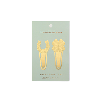 Brass Page Tabs - Lucky Charms Designworks Ink