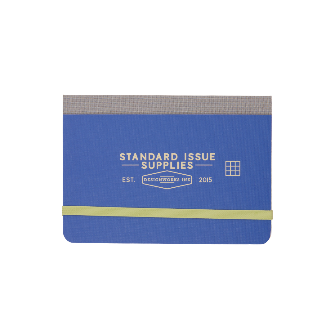 Standard Issue Pocket Journal - Cobalt + Citron Designworks Ink
