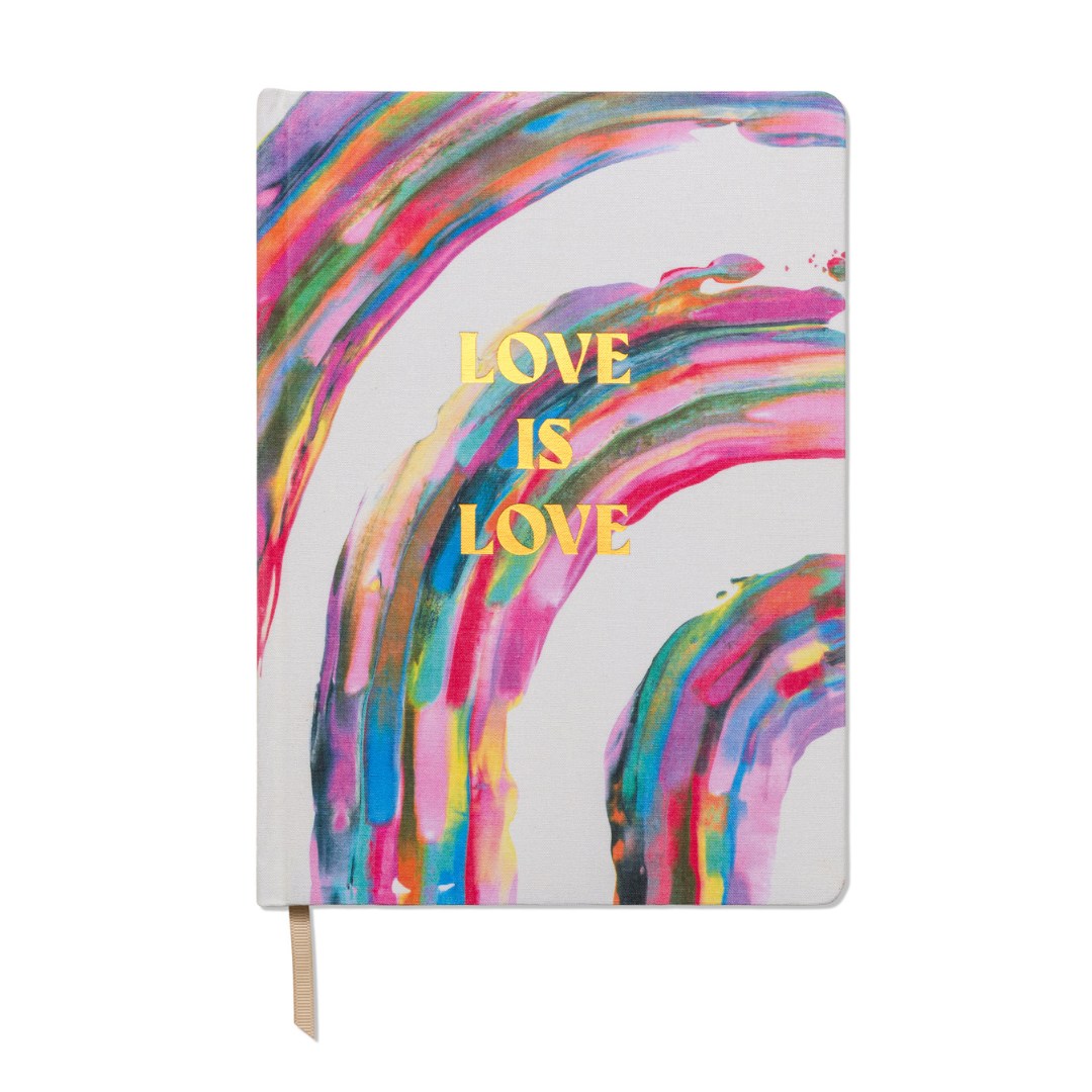 Bookcloth Jumbo Journal- Love is Love DesignWorks Ink
