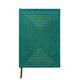 Hard Cover Suede Cloth Journal With Pocket - Linear Boxes DesignWorks Ink