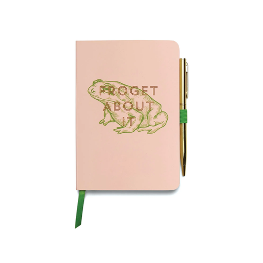 Vintage Sass Notebook with Pen - Froget about it DesignWorks Ink