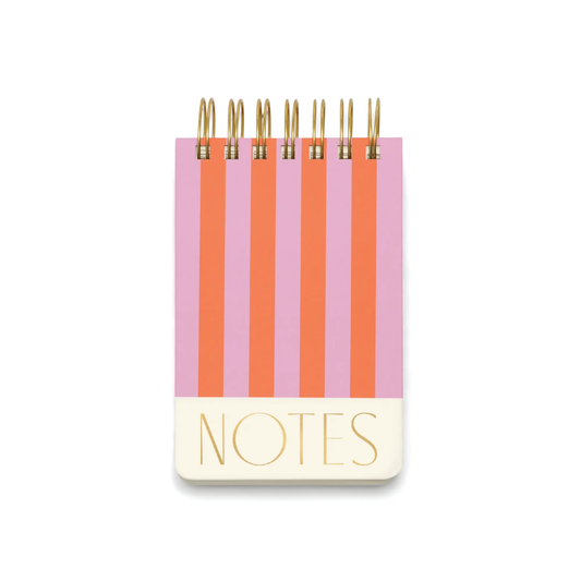 Twin Wire Chunky Notepad - Stripes Designworks Ink