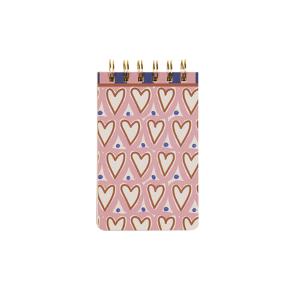 A Dopo Hearts Twin Wire Notepad Designworks Ink